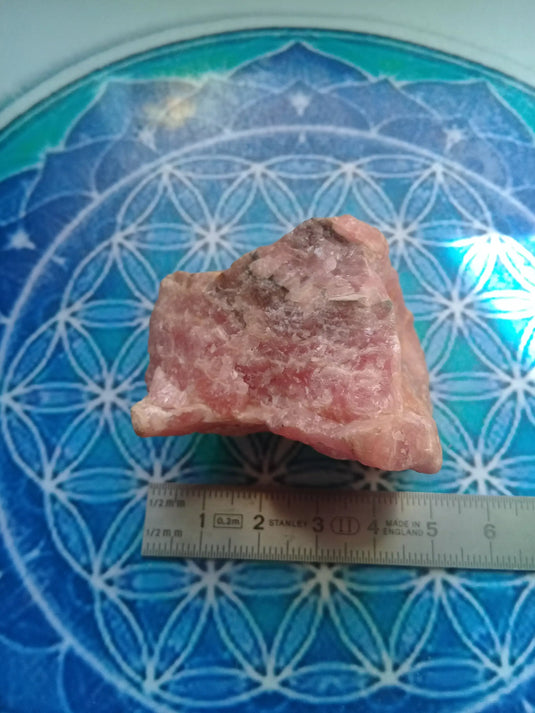 Rhodochrosite rose du Mexique Grade A ++++ pierre brute Rhodochroste rose du Mexique pierre brute Dans la besace du p'tit Poucet...   