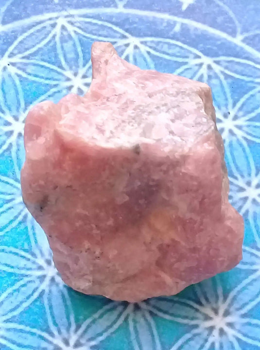 Rhodochrosite rose du Mexique Grade A ++++ pierre brute Rhodochroste rose du Mexique pierre brute Dans la besace du p'tit Poucet...   