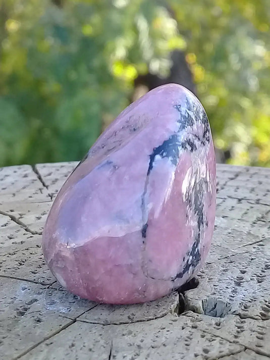 Rhodonite d’Argentine pierre roulée Grade A ++++ Rhodonite pierre roulée