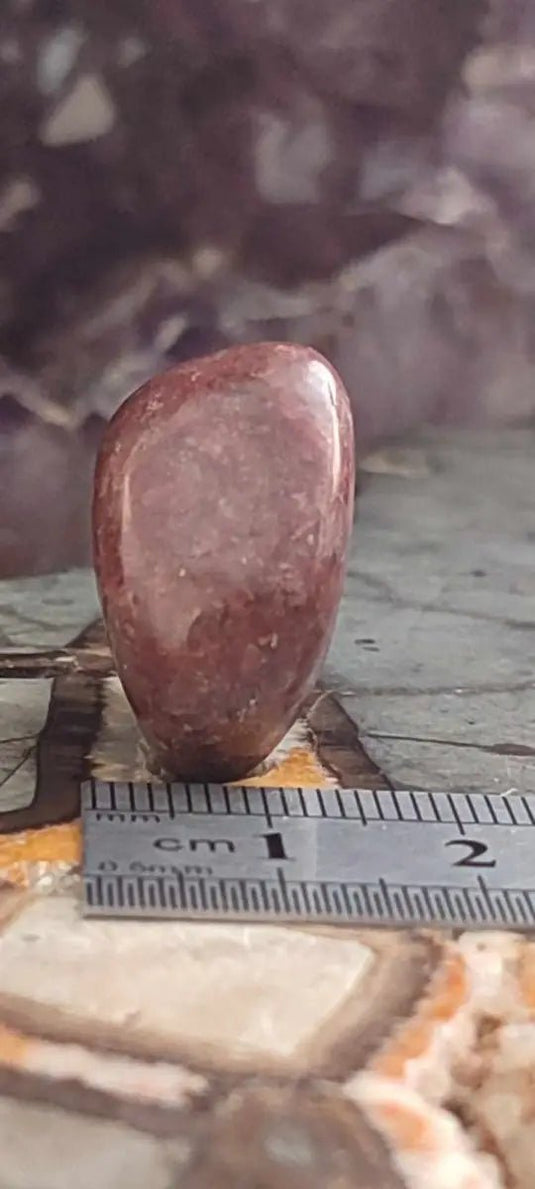 Rhodonite du Pérou pierre roulée Grade A ++++ Rhodonite pierre roulée