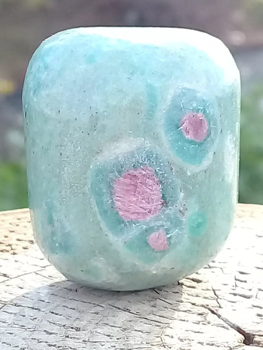 Rubis Fuschite pierre roulée Grade A +++ Pierre roulée Rubis Fuschite