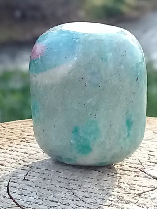 Rubis Fuschite pierre roulée Grade A +++ Pierre roulée Rubis Fuschite