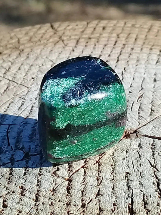 Rubis Zoïsite pierre roulée Grade A ++++ Rubis Zoïsite pierre roulée