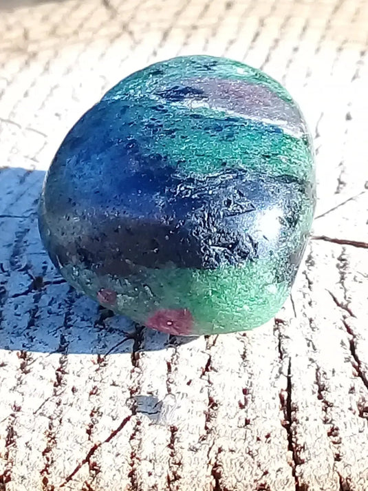 Rubis Zoïsite pierre roulée Grade A ++++ Rubis Zoïsite pierre roulée