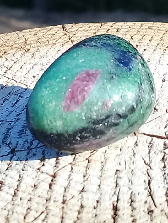 Rubis Zoïsite pierre roulée Grade A ++++ Rubis Zoïsite pierre roulée