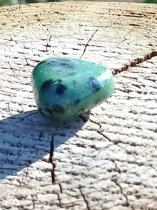 Rubis Zoïsite pierre roulée Grade A ++++ Rubis Zoïsite pierre roulée