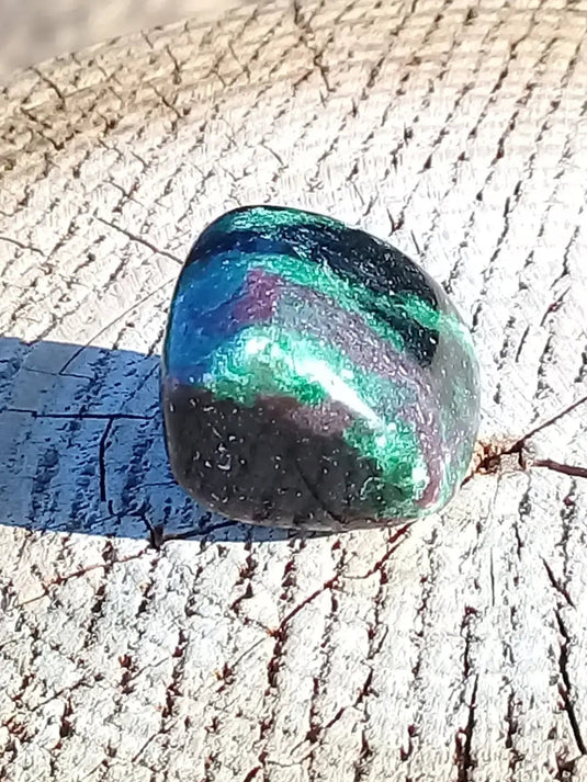 Rubis Zoïsite pierre roulée Grade A ++++ Rubis Zoïsite pierre roulée