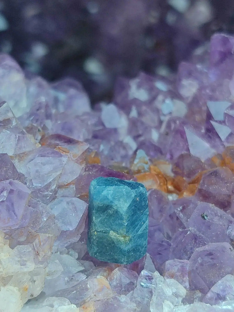 Chargez l&#39;image dans la visionneuse de la galerie, Saphir bleu du Sri Lanka - Pierre brute - Grade Prémium - Pierre de Clarté et d’Intuition Saphir bleu du Sri Lanka
