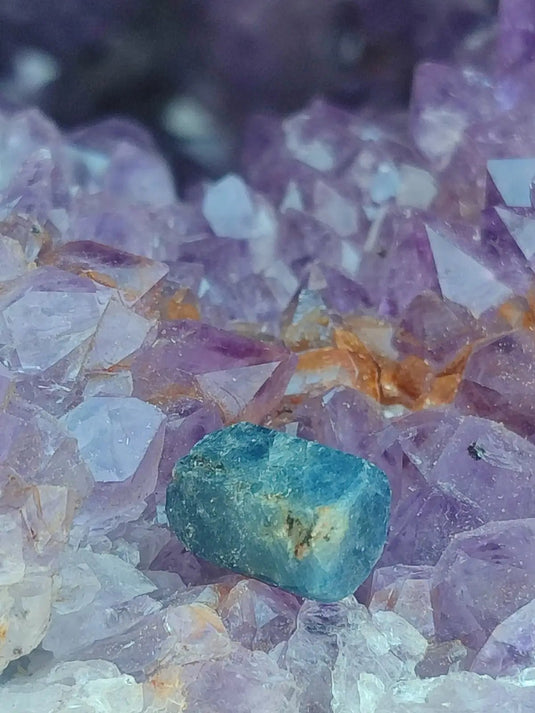 Saphir bleu du Sri Lanka - Pierre brute - Grade Prémium - Pierre de Clarté et d’Intuition Saphir bleu du Sri Lanka