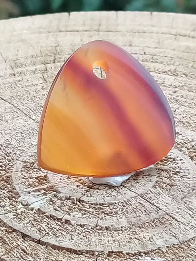 Chargez l&#39;image dans la visionneuse de la galerie, Sardoine Médiator guitare / Pendentif Grade A++++ Sardoine Médiator guitare / Pendentif
