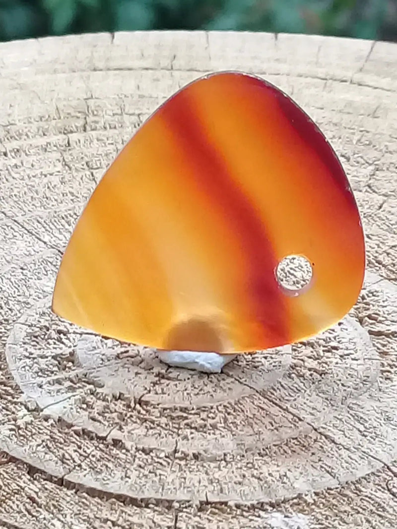 Chargez l&#39;image dans la visionneuse de la galerie, Sardoine Médiator guitare / Pendentif Grade A++++ Sardoine Médiator guitare / Pendentif
