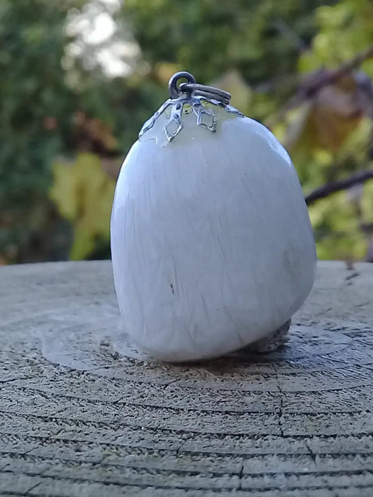 Scolécite du Brésil pendentif Grade A++++ Fourni avec cordon Scolécite du Brésil pendentif