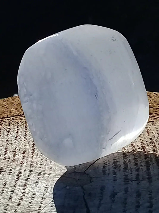 Sélénite blanche du Maroc Galet Grade A ++++ Sélénite blanche galet