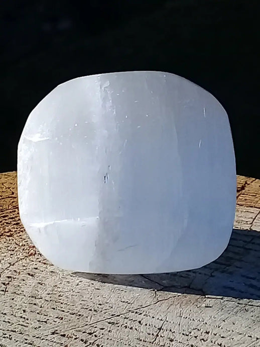 Sélénite blanche du Maroc Galet Grade A ++++ Sélénite blanche galet