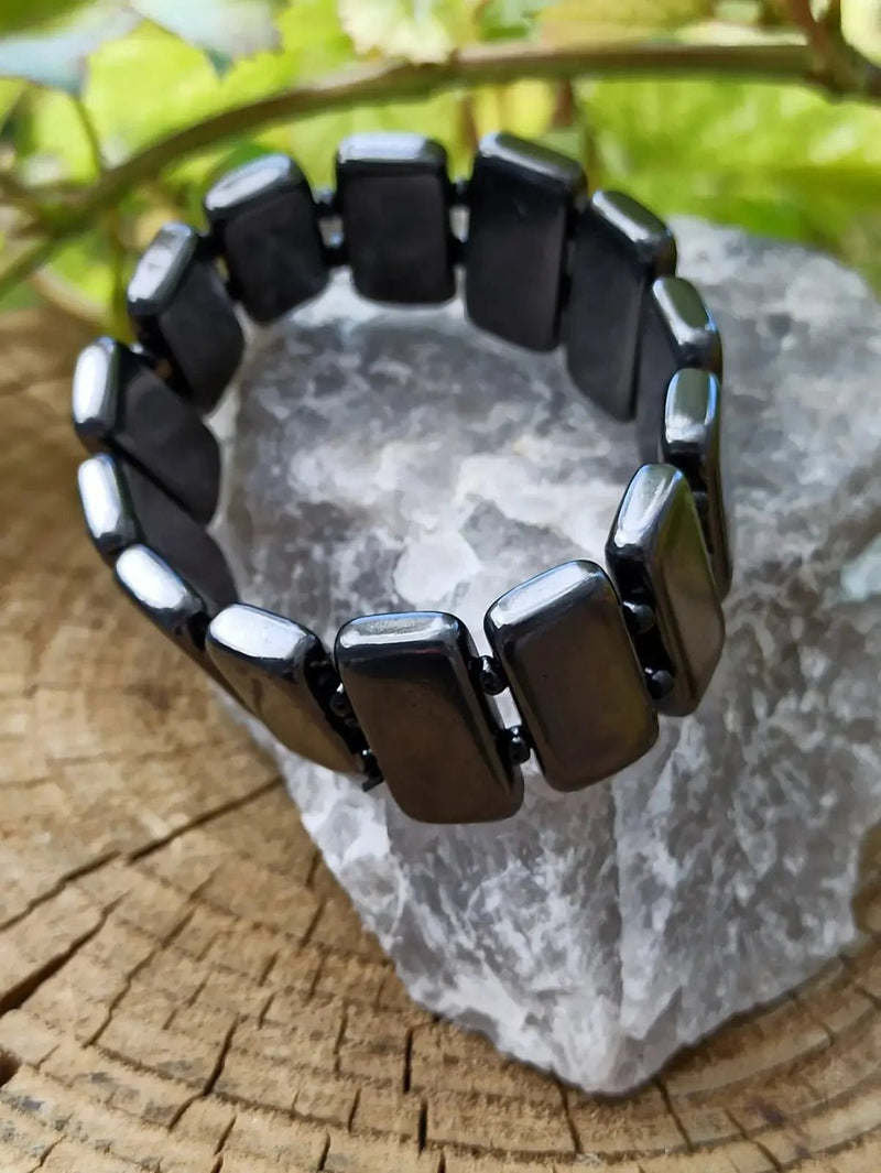 Load image into Gallery viewer, Shungite bracelet Protection ’Deep Protector’ contre les Ondes Électromagnétiques Shungite bracelet
