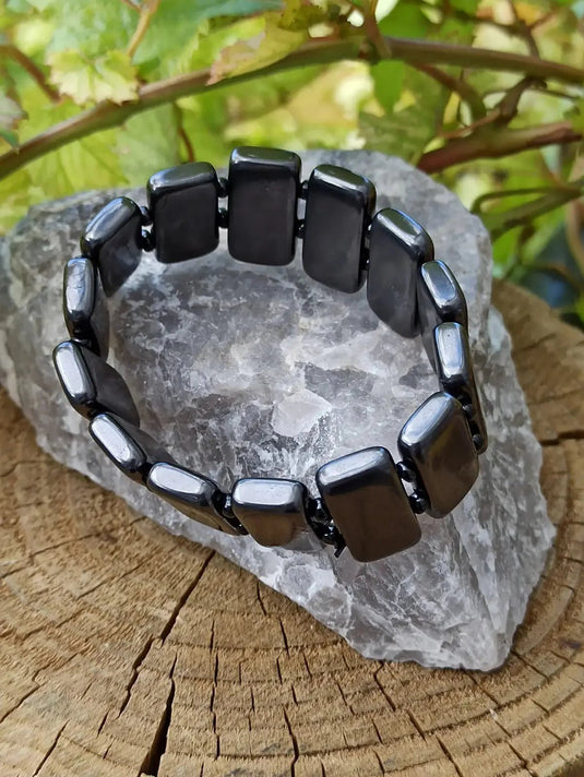 Shungite bracelet Protection ’Deep Protector’ contre les Ondes Électromagnétiques Shungite bracelet