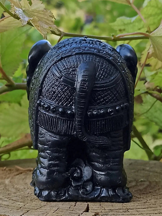 Shungite & Magnésite Éléphant Déco & Ornement. Décorer tout en protégeant votre habitat Shungite Éléphant indien
