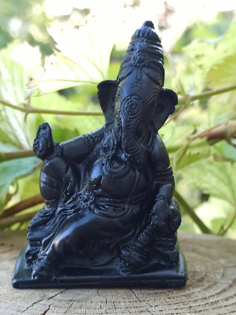 Chargez l&#39;image dans la visionneuse de la galerie, Shungite &amp; Magnésite Ganesha Déco &amp; Ornement. Décorer tout en protégeant votre habitat Shungite Ganesha
