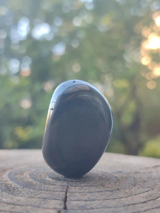 Shungite pierre roulée de Carélie Russie Protection Ondes Électromagnétiques Shungite pierre roulée