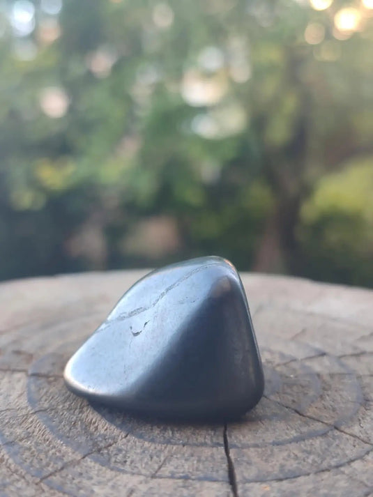 Shungite pierre roulée de Carélie Russie Protection Ondes Électromagnétiques Shungite pierre roulée