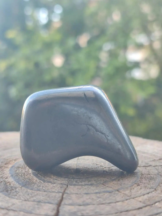 Shungite pierre roulée de Carélie Russie Protection Ondes Électromagnétiques Shungite pierre roulée