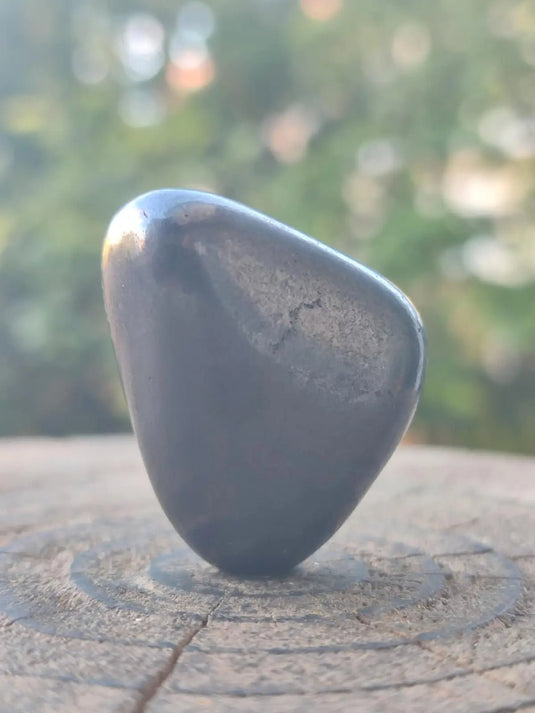 Shungite pierre roulée de Carélie Russie Protection Ondes Électromagnétiques Shungite pierre roulée