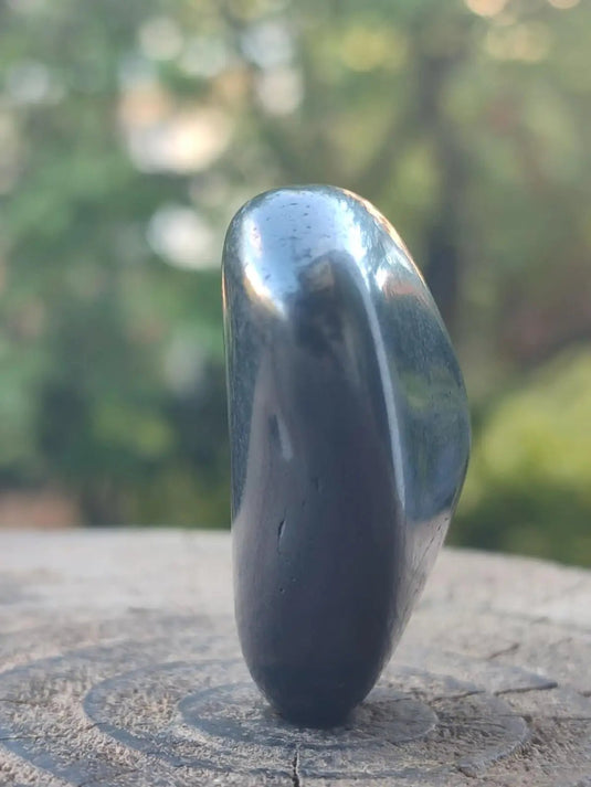 Shungite pierre roulée de Carélie Russie Protection Ondes Électromagnétiques Shungite pierre roulée