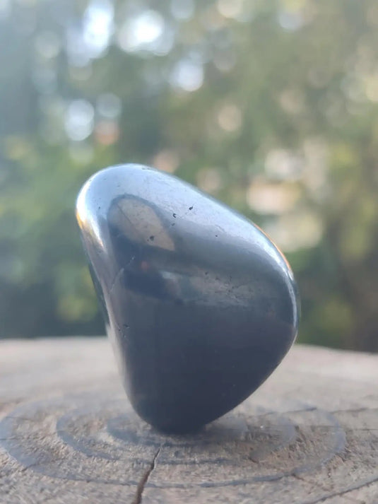 Shungite pierre roulée de Carélie Russie Protection Ondes Électromagnétiques Shungite pierre roulée