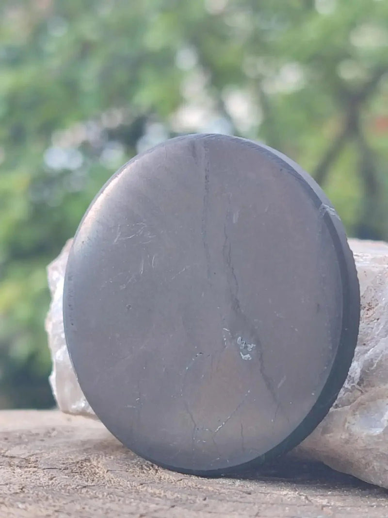 Chargez l&#39;image dans la visionneuse de la galerie, Shungite plaque de protection aimantée contre les ondes émises par vos appareils ménagers Shungite plaque de protection aimantée
