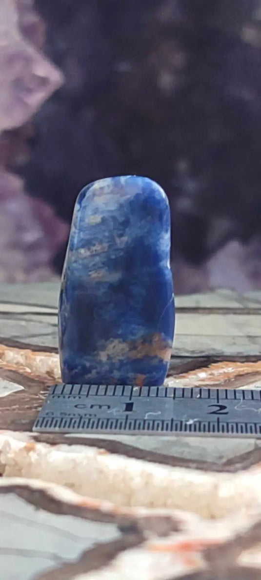 Sodalite de Bolivie pierre roulée Grade ’Extra’ Sodalite pierre roulée