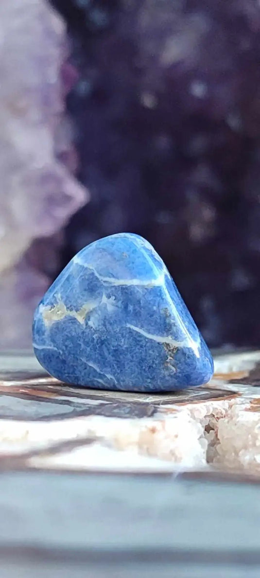 Sodalite du Brésil pierre roulée Grade A++++ Sodalite pierre roulée