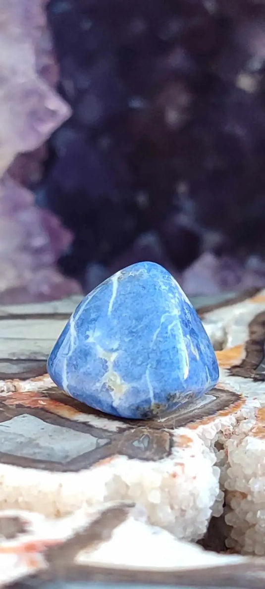 Sodalite du Brésil pierre roulée Grade A++++ Sodalite pierre roulée