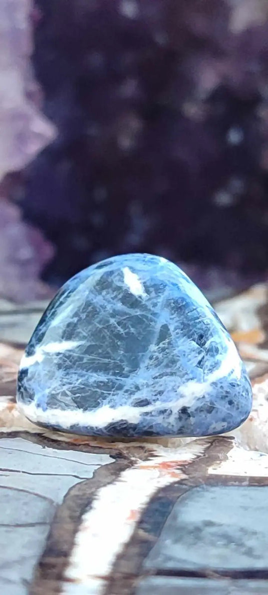 Sodalite du Brésil pierre roulée Grade A++++ Sodalite pierre roulée