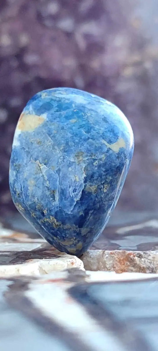 Sodalite du Brésil pierre roulée Grade A++++ Sodalite pierre roulée