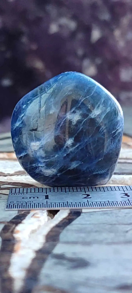 Sodalite du brésil pierre roulée Grade A++++ Sodalite pierre roulée