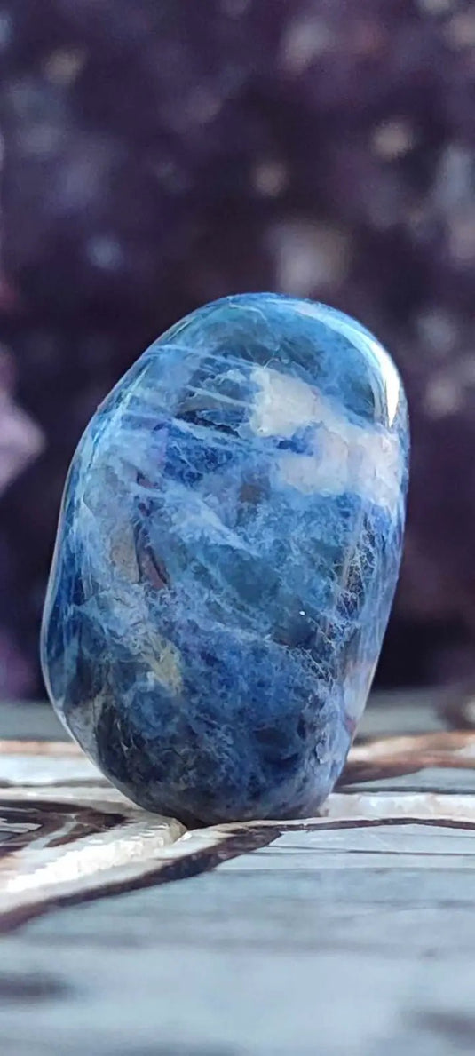 Sodalite du Brésil pierre roulée Grade A++++ Sodalite pierre roulée