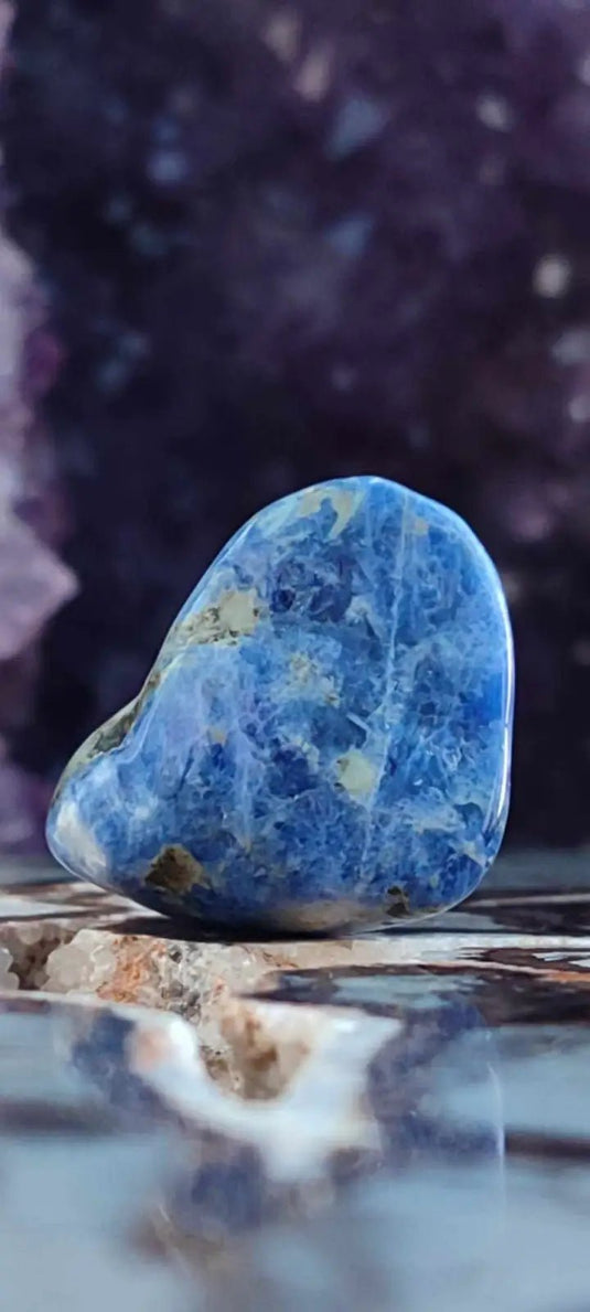 Sodalite du Brésil pierre roulée Grade A++++ Sodalite pierre roulée