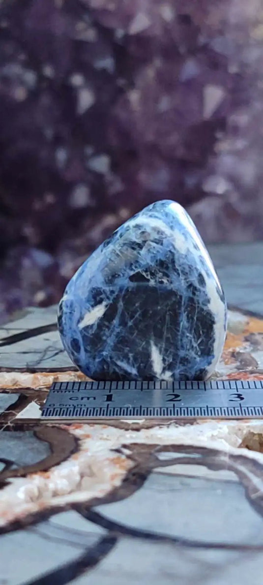 Sodalite du Brésil pierre roulée Grade A++++ Sodalite pierre roulée
