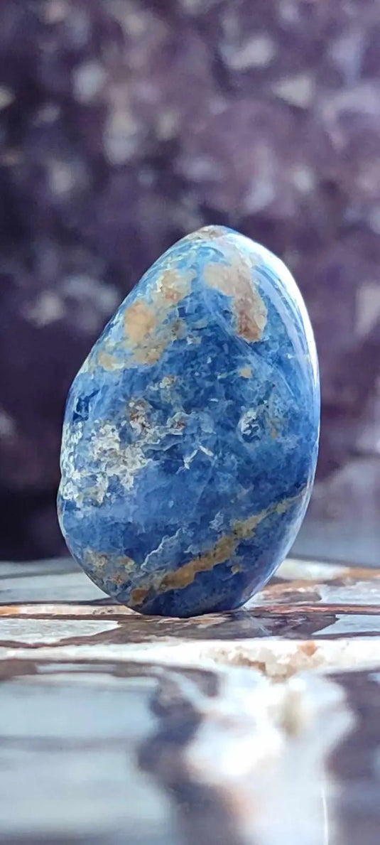 Sodalite du Brésil pierre roulée Grade A++++ Sodalite pierre roulée