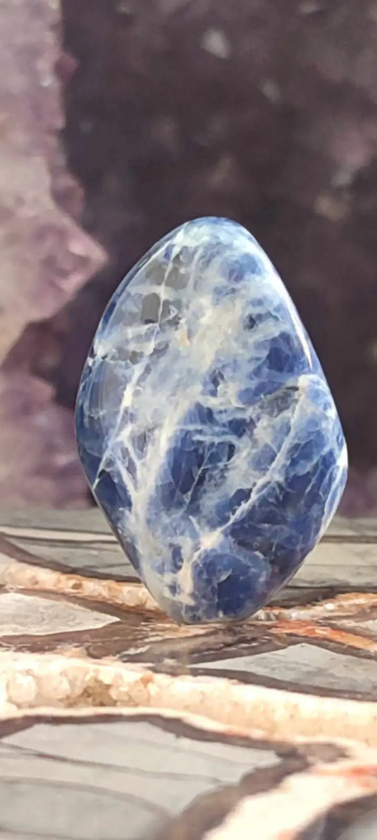 Sodalite du Brésil pierre roulée Grade A++++ Sodalite pierre roulée