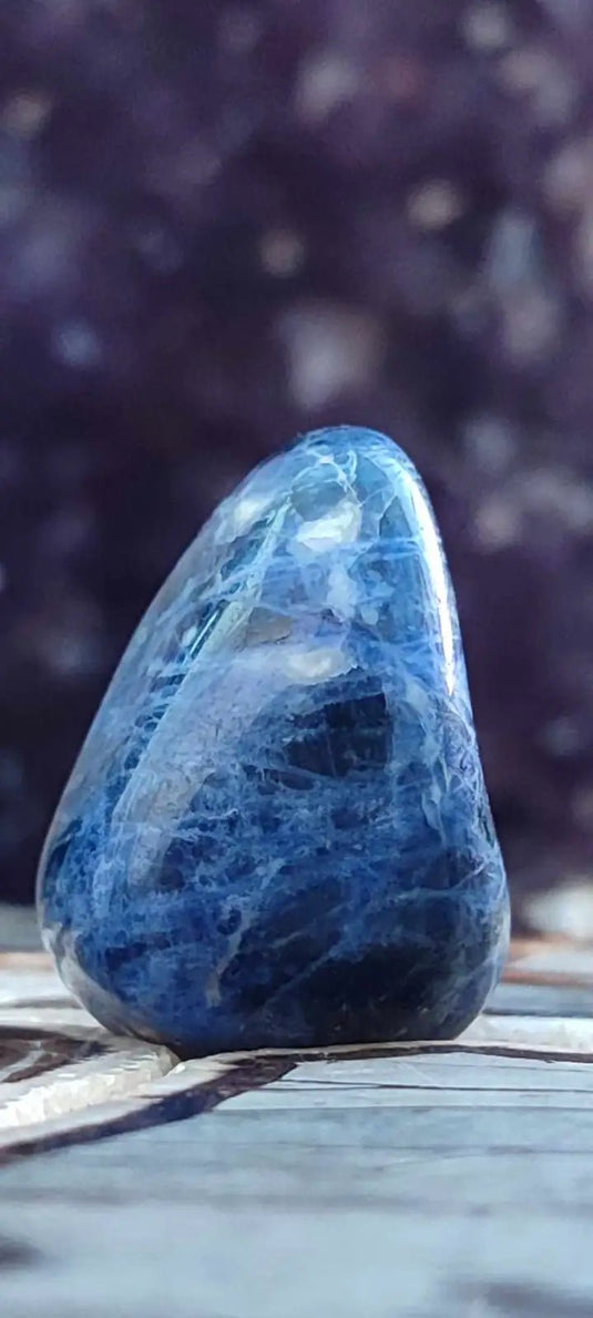 Sodalite du Brésil pierre roulée Grade A++++ Sodalite pierre roulée