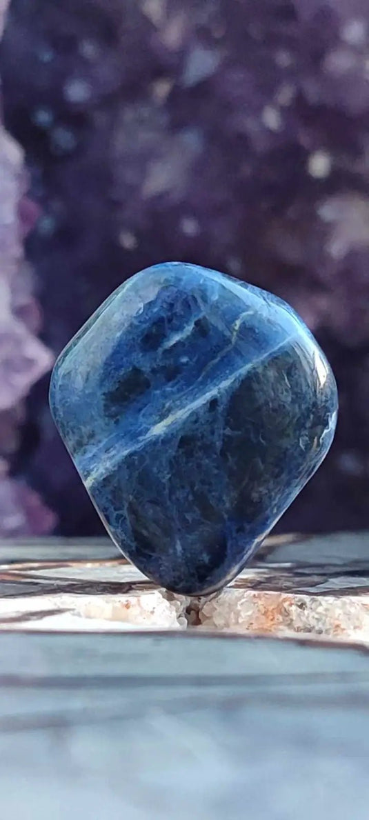 Sodalite du Brésil pierre roulée Grade A++++ Sodalite pierre roulée