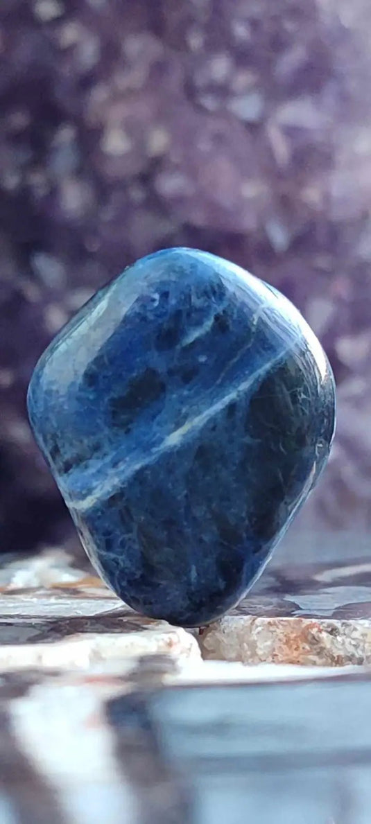 Sodalite du Brésil pierre roulée Grade A++++ Sodalite pierre roulée