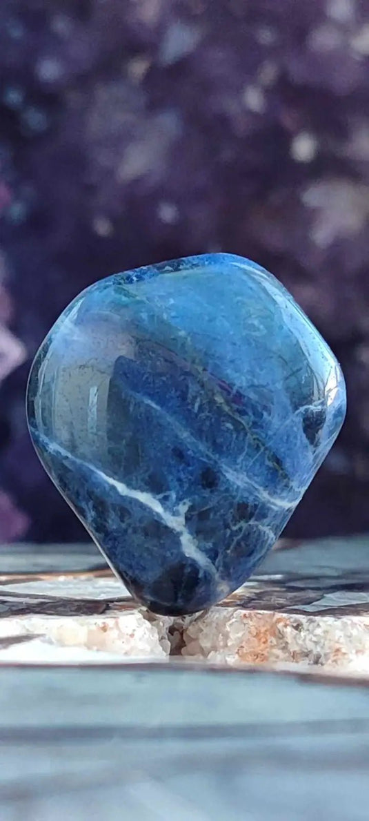 Sodalite du Brésil pierre roulée Grade A++++ Sodalite pierre roulée