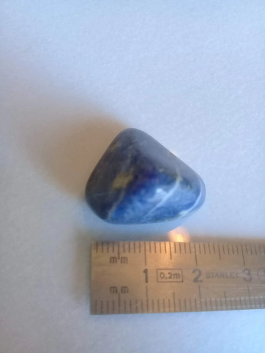 Sodalite pierre roulée Grade A +++ Sodalite pierre roulée Dans la besace du p'tit Poucet   