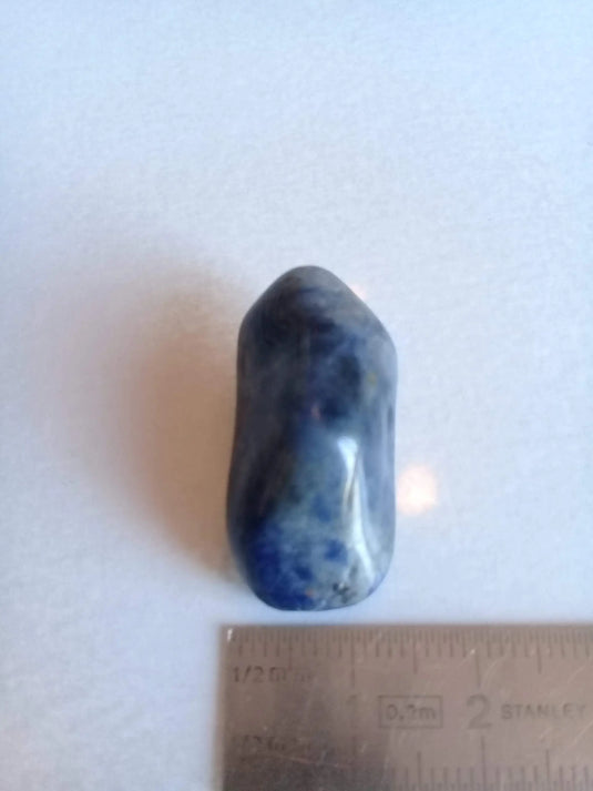 Sodalite pierre roulée Grade A +++ Sodalite pierre roulée Dans la besace du p'tit Poucet   