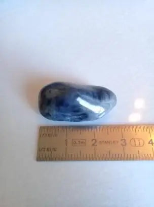 Load image into Gallery viewer, Sodalite pierre roulée Grade A +++ Sodalite pierre roulée Dans la besace du p&#39;tit Poucet   
