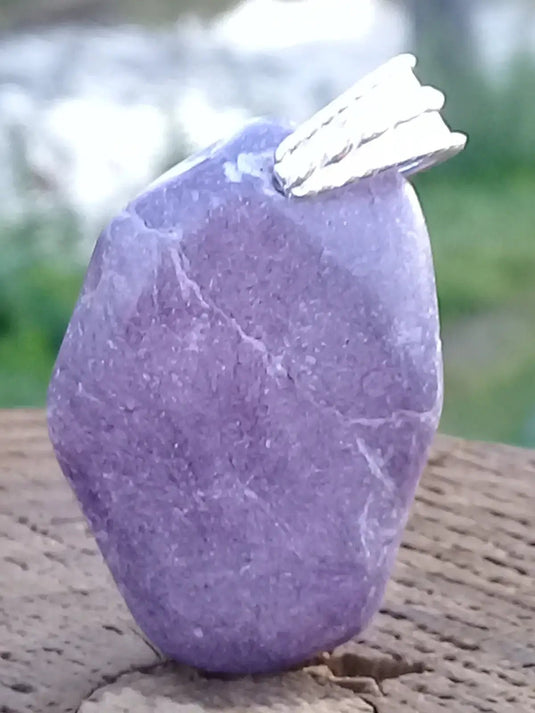 Stichtite pendentif Grade A ++++ Bélière Argent (Fourni avec cordon) Stichtite pendentif