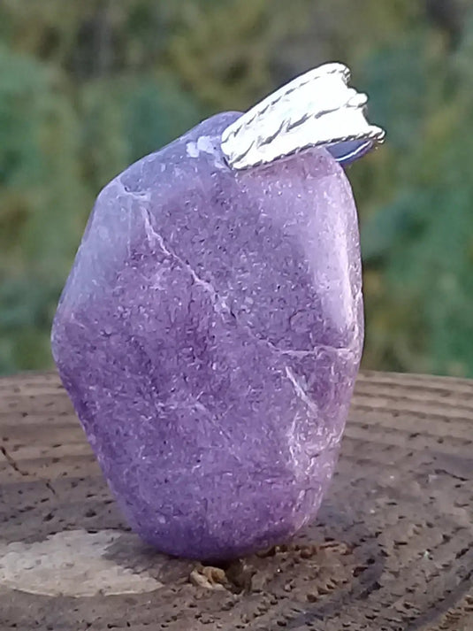 Stichtite pendentif Grade A ++++ Bélière Argent (Fourni avec cordon) Stichtite pendentif