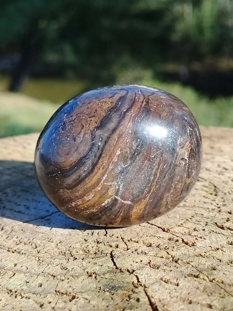 Chargez l&#39;image dans la visionneuse de la galerie, Stromatolite pierre roulée Grade A ++++ Stromatolite pierre roulée
